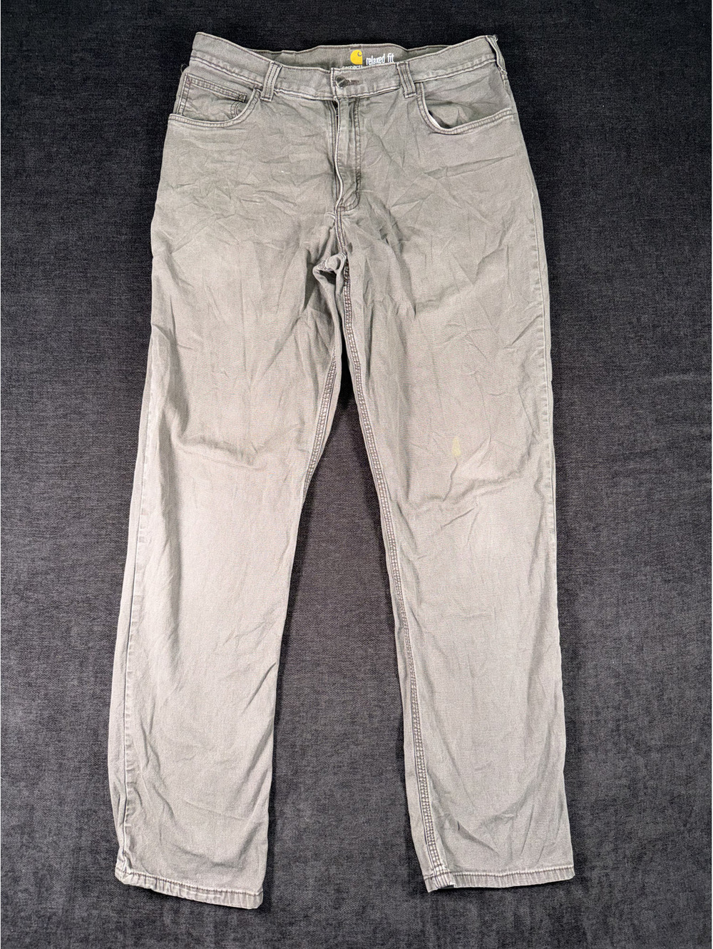 Carhartt Relaxed Fit Men's Pants Size 36x36 Brown Workwear